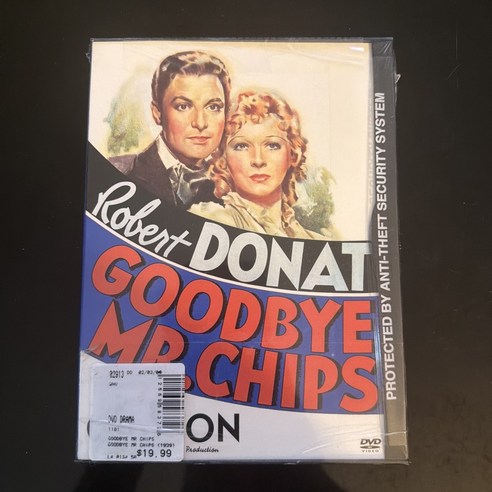 Robert Donat Goodbye Mr. Chips DVD 1939 Classic Drama MGM Sealed